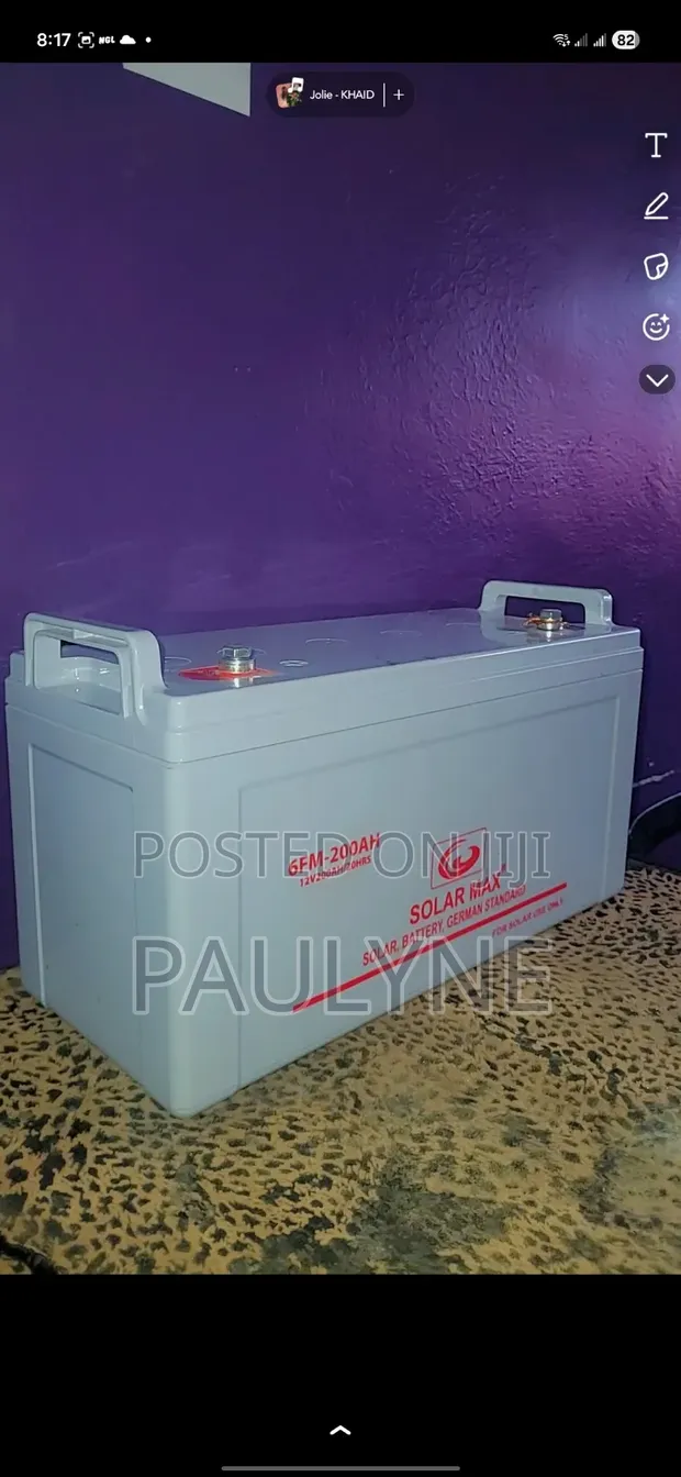 Solar Max 200AH Deep Cycle Battery - 1