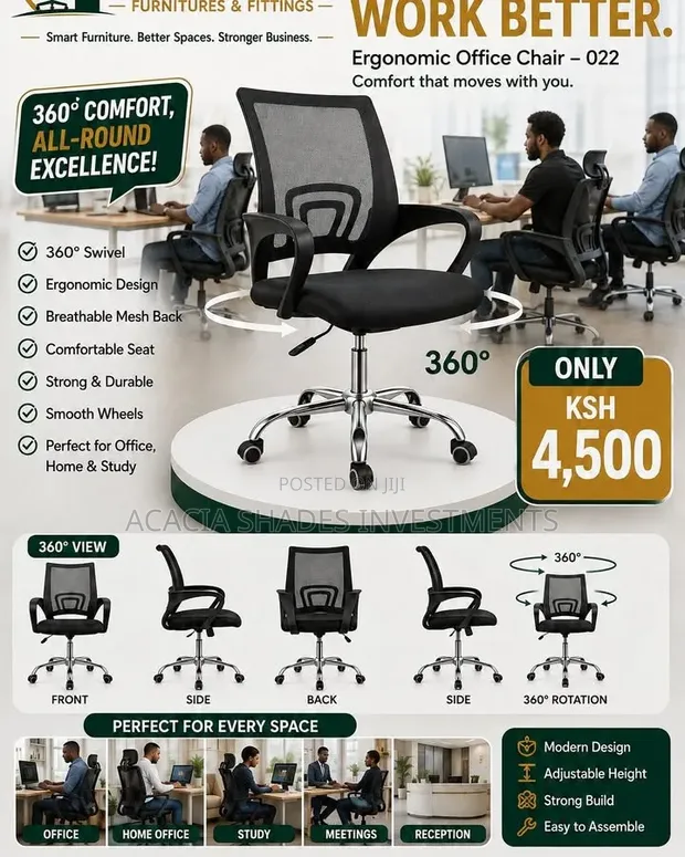 SK Mesh Office Chair - 1