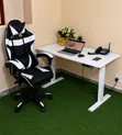 Adjustable Electric Standing Desk & Gaming Chair Set - 2