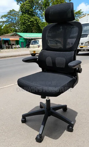 Boss Office Products Double Flame Table with Mesh Headrest Chair
