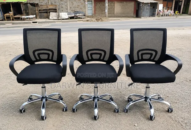 Boss Office Products Adjustable Mesh Chair - 1