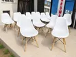 Boss Office Products Round Glass Table with 3 Chairs - 2