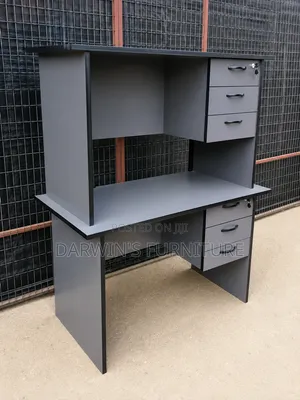Boss Office Products Meza ya Ofisi Mstatili - Nyeusi