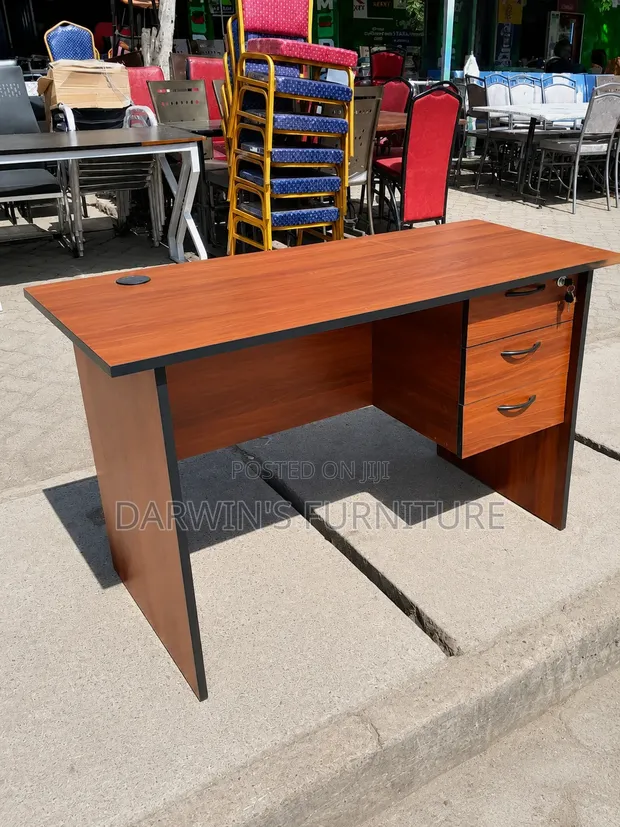 Boss Office Products Home Office Desk with 3 Drawers - 1
