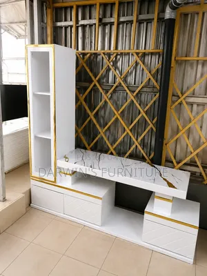 Kabati la TV Jipya na Taa za LED