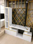 Kabati la TV Jipya na Taa za LED - 2