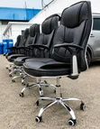 Boss Office Products Black Leather Chair - 1