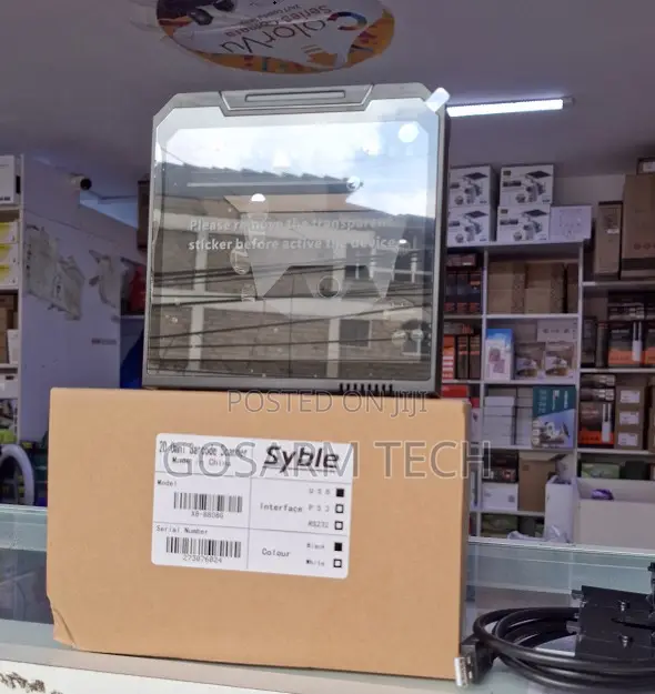 XB-8808 Table Mount Barcode Scanner - Hands-Free POS - 1