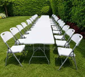 Boss Office Products Foldable Table and 6 Chairs Set
