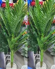 Mti Bandia wa Palam na Vase na Mawe (1.8m) - 2