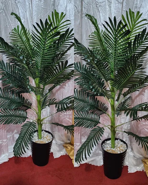 Artificial Palm Plant - 1.5m, Dark Green Leaves - 1