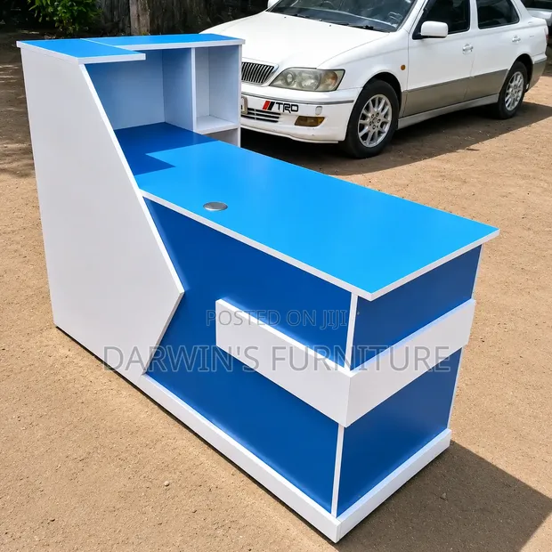 Boss Office Products Blue Reception Table - 1