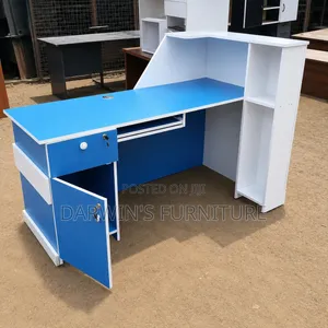Boss Office Products Blue Reception Table