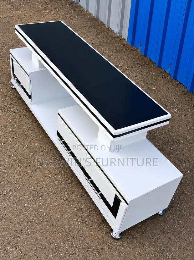 Boss Office Products TV Stand with LED Lights - 1