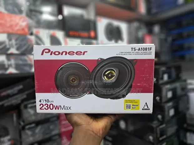 Pioneer TS-A108F 4-Inch 2-Way Coaxial Speakers - 1