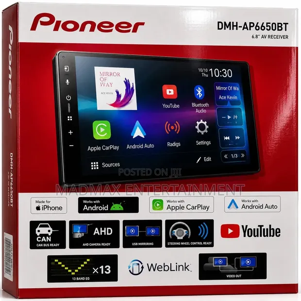 Pioneer AP6650BT Touchscreen Car Stereo - 1