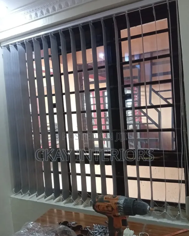 Office Window Blinds/Curtains - 1