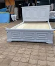 White Panel Bed - Size 5x6 - 1