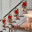 Christmas Swag Wreath with LED Lights - 1