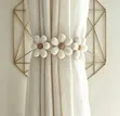 Boho Floral Tassel Curtain Tie Backs (Pair) - 3