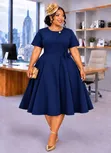 Skater Wrap Dress - Brand New - 3