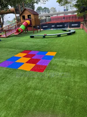 Artificial Turf ya Uwanja wa Kucheza - 35mm Nene, Daraja la Nje