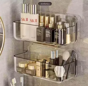 Acrylic Large Bathroom Organizer - Clear