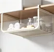 Mesh Under Shelf Rack - Nyeusi/Nyeupe - 2