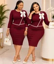 Senori Fabric Straight Dress - 2
