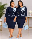 Senori Fabric Straight Dress - 4