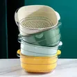 Double Layer Acrylic & Plastic Kitchen Colander - 3