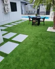 Poolside Artificial Grass Carpet - Drainage Backed, Non-Slip - 2
