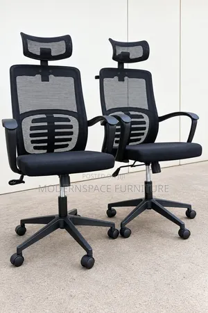 Kiti cha Ofisi cha Ergonomic cha High-Back chenye Headrest