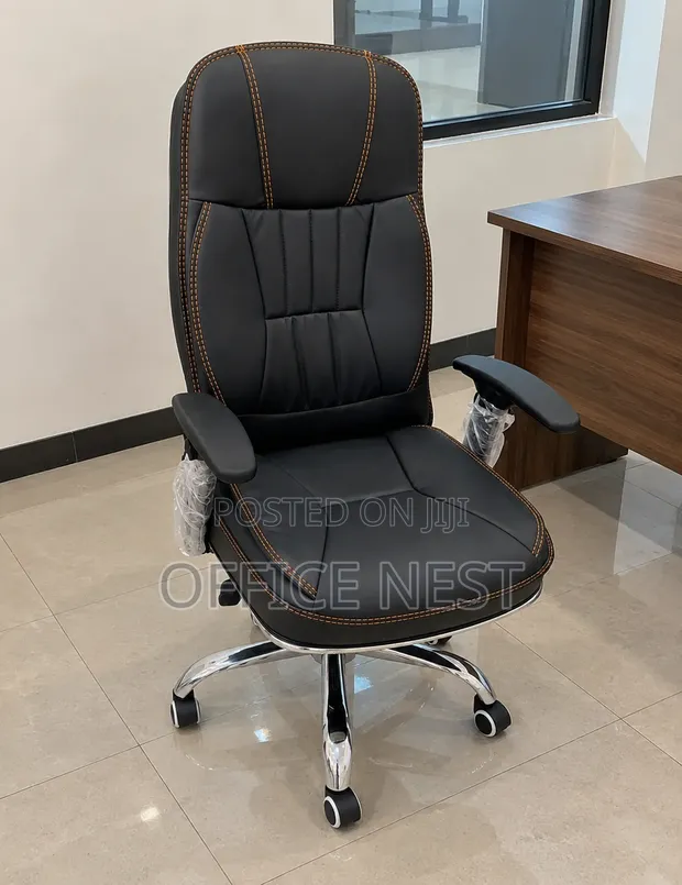 Kiti cha Ofisi cha Executive High Back - Nyeusi - 1