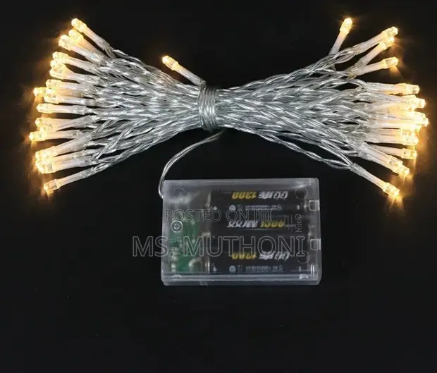 20m Warm White Waterproof LED Christmas Lights - 1