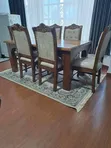 6 Seater Mahogany Dining Table - 2