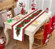 Christmas Linen Table Runner (33x185cm) - 3