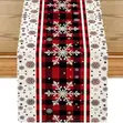 Christmas Linen Table Runner (33x185cm) - 4