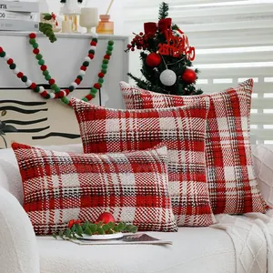 New Modern Simple Red Festive Christmas Pillowcase