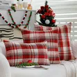 New Modern Simple Red Festive Christmas Pillowcase - 1