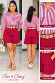 Zara Wears Set ya Vipande 2 - Burgundy - 1