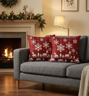 Decorative Christmas Throw Pillow Covers (2 PCs)