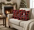 Decorative Christmas Throw Pillow Covers (2 PCs) - 4