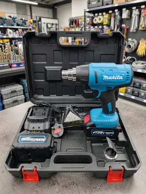 Makita-Style Cordless Heat Gun Kit (Betri ya 198V Max)