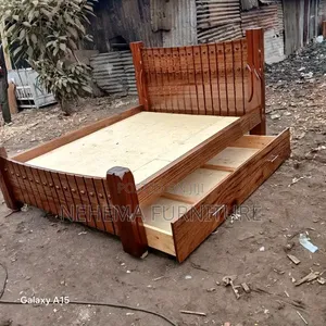 Queen Size Bed - Mahogany