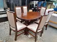 6 Seater Oval Dining Table - 1