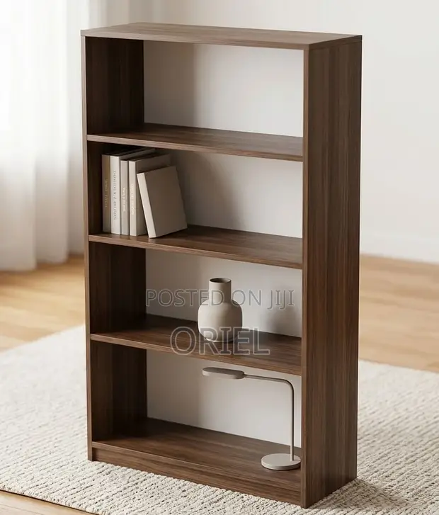 Wooden 4-Level Display Shelf - Modern Storage Unit - 1