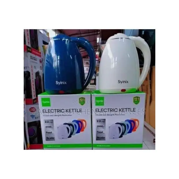 Synix 2.2L Double Wall Stainless Steel Electric Kettle - 1
