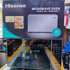 Hisense Microwave ya Lita 20 za Dijitali - Fedha