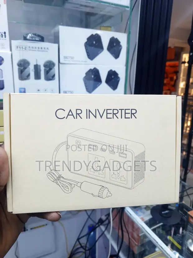 200W Car Power Inverter with USB & Type-C PD - 1